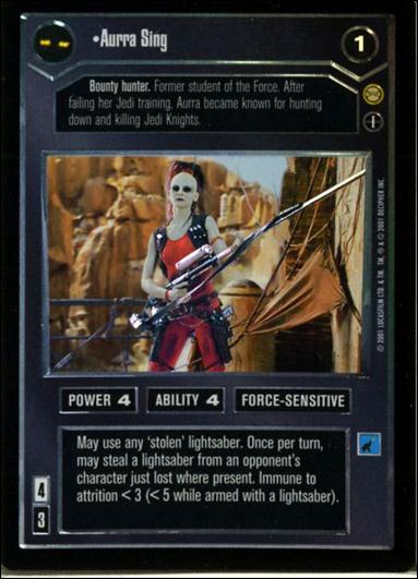Star Wars: Reflections III (Base Set) card 2 Aurra Sing (Alternate Image)