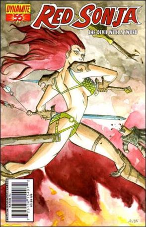 Red Sonja (2005) issue 55-C Michael Avon Oeming Cover
