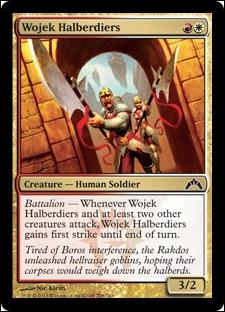 Magic the Gathering: Gatecrash (Base Set) card 208 Wojek Halberdiers