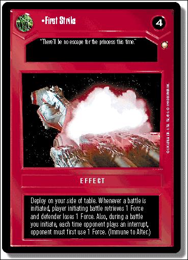 Star Wars: Special Edition Limited (Base Set) card 64 First Strike