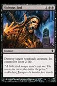 Magic The Gathering: Zendikar (Base Set) card 98 Hideous End