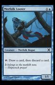 Magic the Gathering: 10th Edition (Base Set) card 92 Merfolk Looter