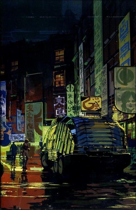 Blade Runner 2019 issue 1-M Syd Mead Virgin Cover