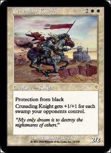 Magic the Gathering: Invasion (Base Set) card 12 Crusading Knight