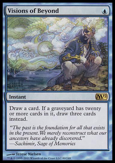 Magic the Gathering: 2012 Core Set (Base Set) card 80 Visions of Beyond