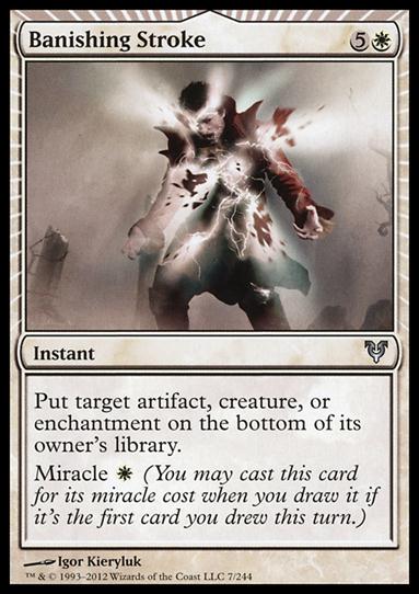 Magic the Gathering: Avacyn Restored (Base Set) card 7 Banishing Stroke