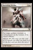 Magic the Gathering: Avacyn Restored (Base Set) card 7 Banishing Stroke