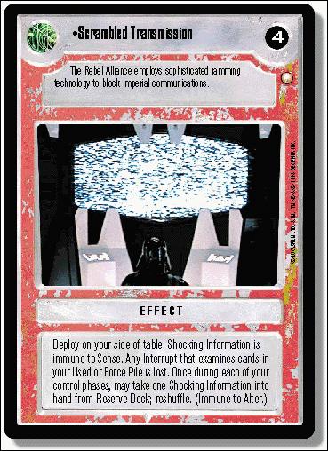 Star Wars: Special Edition Limited (Base Set) card 232 Scrambled Transmission