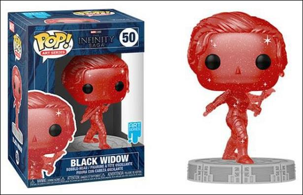POP! Art Series figure 50 Black Widow