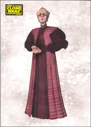 Star Wars: The Clone Wars Trading Card Stickers (Base Set) card 41 Chancellor Palpatine