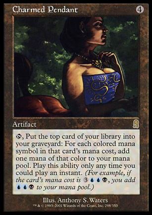 Magic the Gathering: Odyssey (Base Set) card 298 Charmed Pendant