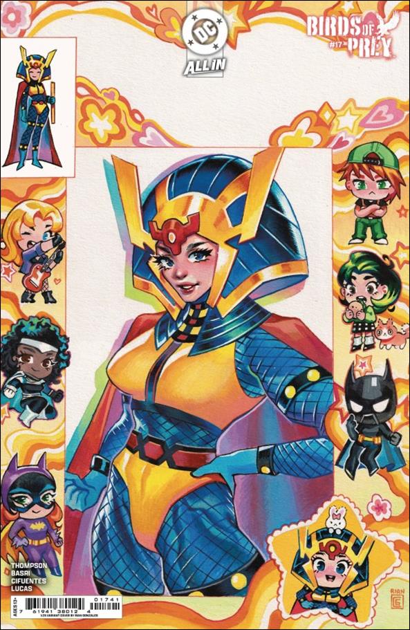 Birds of Prey (2023) issue 17-D Rian Gonzales 1:25 Cardstock Cover