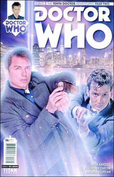 Doctor Who: The Tenth Doctor Year Two issue 6-B Will Brooks Subscription Cover