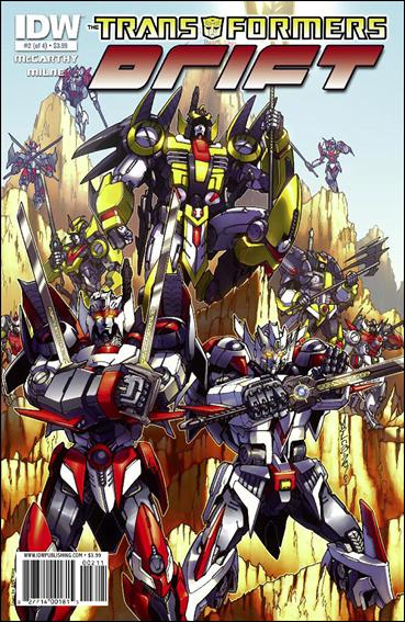 Transformers: Drift issue 2 Alex Milne Cover