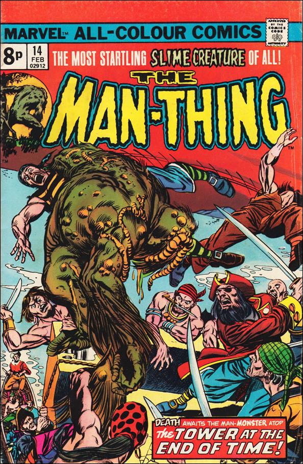 Man-Thing (1974) issue 14-B UK Price Cover