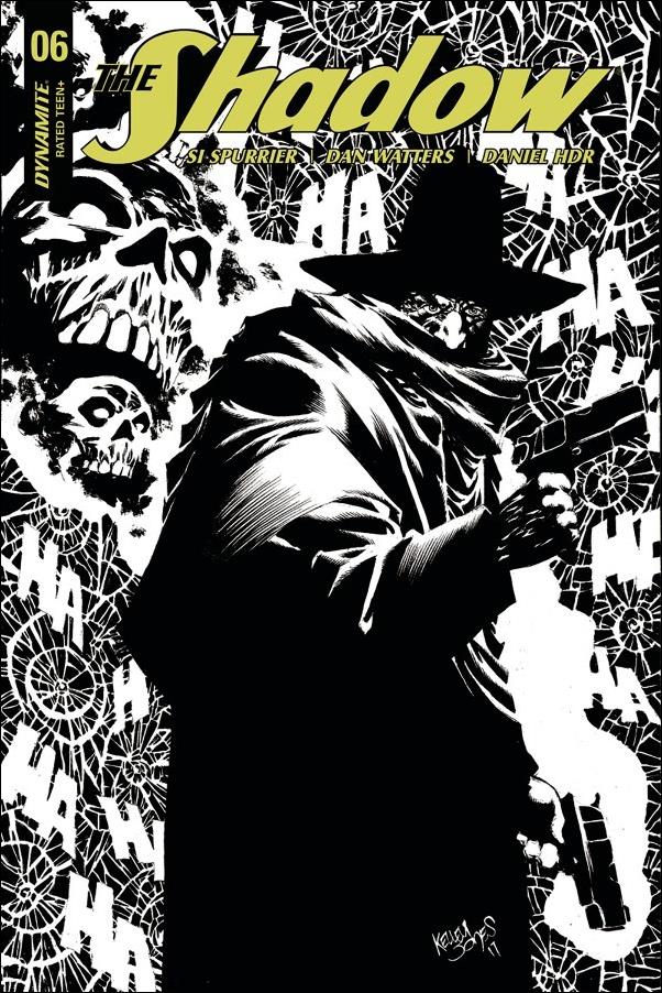 Shadow (2017) issue 6-G Kelley Jones 1:40 Black and White Cover