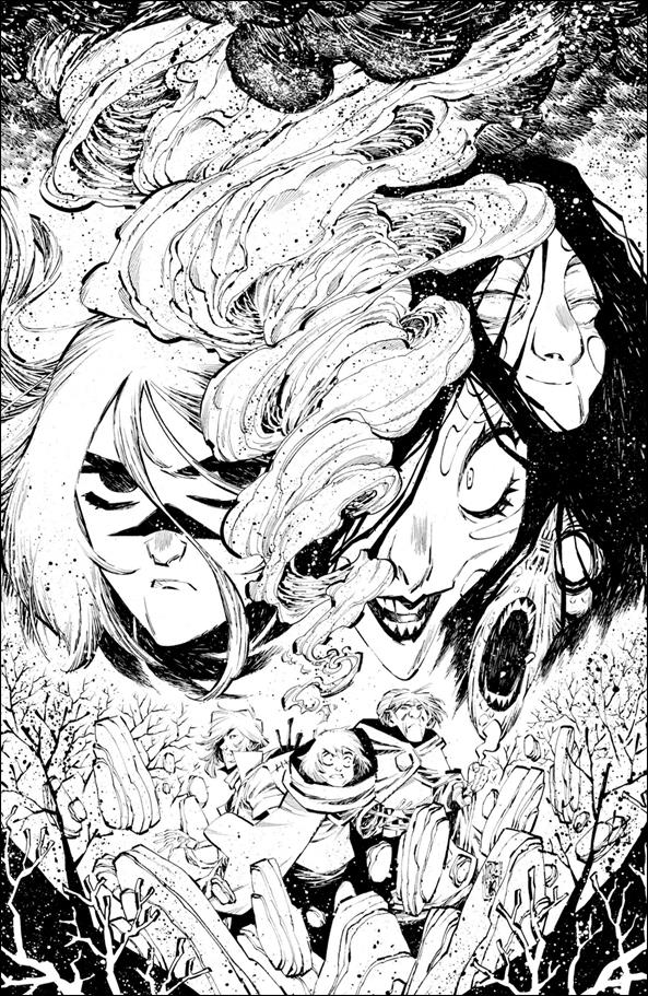 Last Witch issue 5-C Jorge Corona 1:25 Black & White Cover