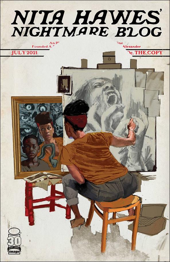 Nita Hawes' Nightmare Blog issue 6-B Jason Shawn Alexander Cover