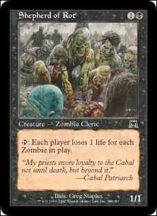 Magic the Gathering: Onslaught (Base Set) card 168 Shepherd of Rot