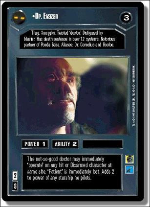 Star Wars: Premiere Limited (Base Set) card 3 Dr. Evazan