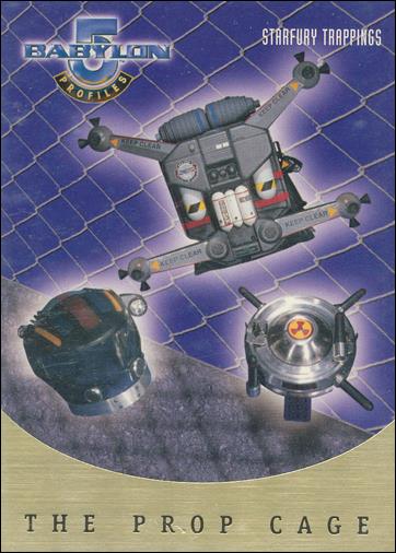 Babylon 5: Profiles (Prop Cage Subset) card PC16 Starfury Trappings
