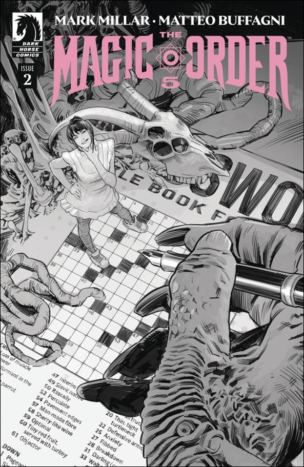 Magic Order 5 issue 2-B Matteo Buffagni B&W Cover