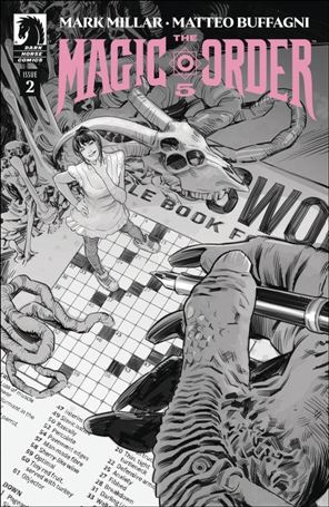 Magic Order 5 issue 2-B Matteo Buffagni B&W Cover