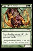 Magic the Gathering: Mirrodin (Base Set) card 116 Copperhoof Vorrac