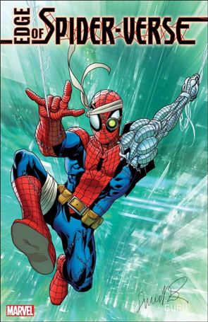 Edge of Spider-Verse (2024) issue 2-E Salvador Larroca Cyborg Spider-Man Cover