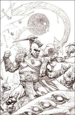 Dark Sun issue 1-D Andy Brase 1:25 Virgin Sketch Cover