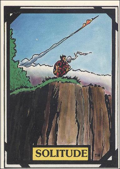 Wolverine Trivia (Base Set) card 14 Solitude