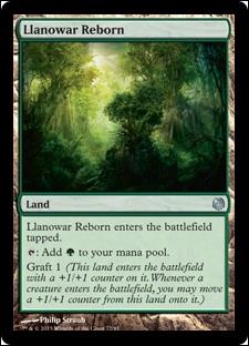 Magic the Gathering: Duel Decks: Heroes vs. Monsters (Base Set) card 72 Llanowar Reborn