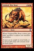 Magic the Gathering: Darksteel (Base Set) card 72 Vulshok War Boar