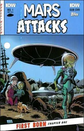 Mars Attacks: First Born issue 1-B Loston Wallace Subscription Cover
