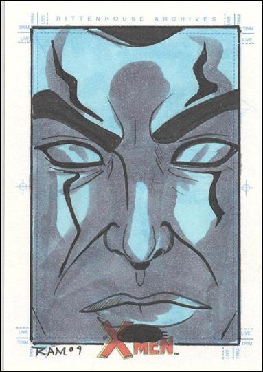 X-Men Archives (Sketch Cards Subset) card RM Rich Molinelli 1/299