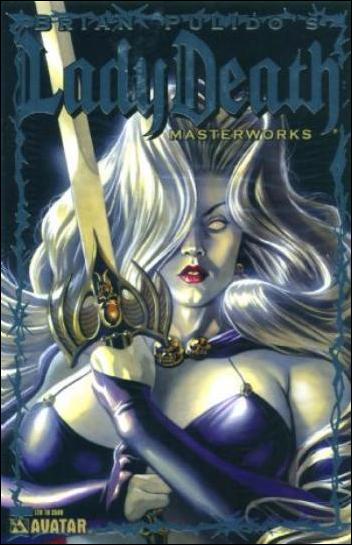 Brian Pulido's Lady Death: Masterworks issue 1-H Platinum Foil Cover