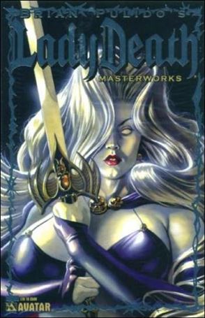 Brian Pulido's Lady Death: Masterworks issue 1-H Platinum Foil Cover