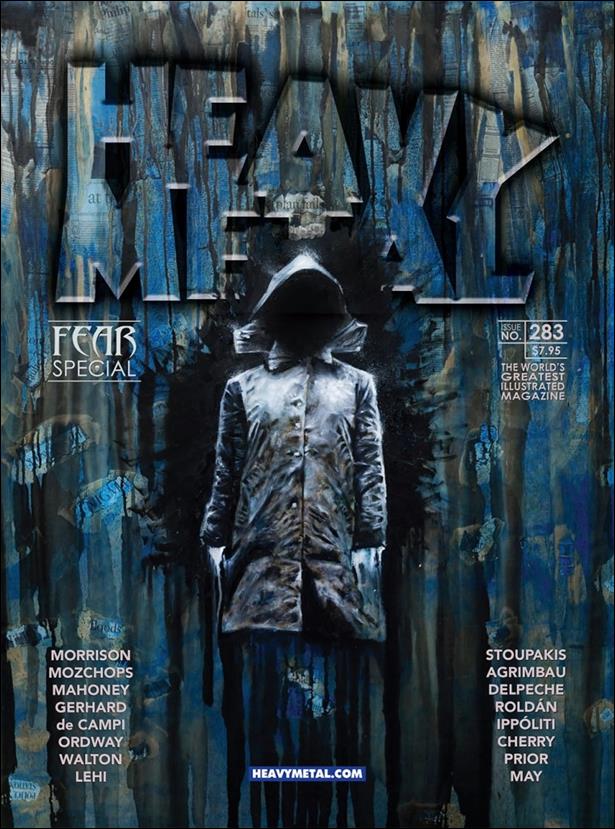 Heavy Metal issue 283-B Rob Prior Cover