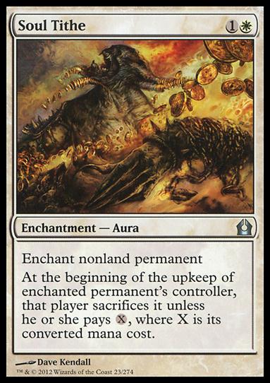 Magic the Gathering: Return to Ravnica (Base Set) card 23 Soul Tithe