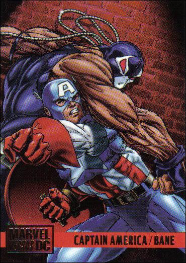DC Versus Marvel / Marvel Versus DC (Base Set) card 69 Captain America / Bane