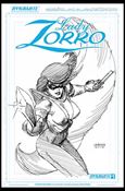Lady Zorro (2014) issue 2-B 1:10 Black & White Cover