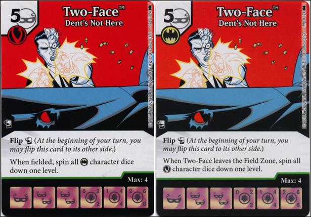 DC Comics Dice Masters Batman card 79 Two-Face: Dent's  Not Here