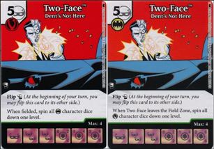 DC Comics Dice Masters Batman card 79 Two-Face: Dent's  Not Here