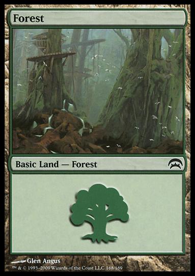 Magic the Gathering: Planechase (Base Set) card 168 Forest