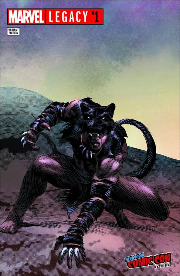 Marvel Legacy issue 1-SE Deodato "Black Panther" ComicXposure Cover 1/2000