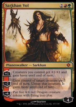 Magic the Gathering: Shards of Alara (Base Set) card 191 Sarkhan Vol