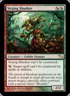 Magic the Gathering: Shadowmoor (Base Set) card 222 Vexing Shusher