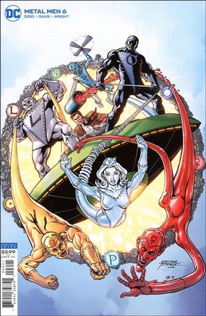 Metal Men (2019) issue 6-B George Perez Cover
