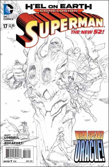 Superman (2011) issue 17-B 1:25 Sketch Cover