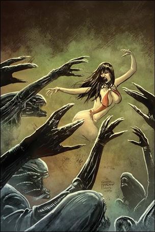 Vampirella/Aliens issue 3-C Virgin Cover